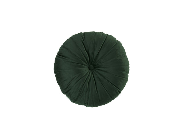 KAAT Amsterdam Mandarin Dark Green Round Filled Cushion 40cm Diameter