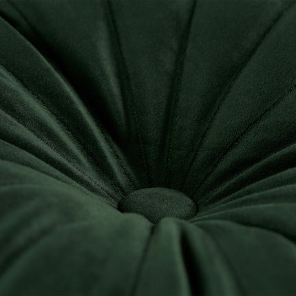 KAAT Amsterdam Mandarin Dark Green Round Filled Cushion 40cm Diameter