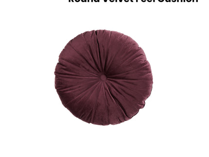 KAAT Amsterdam Mandarin Purple Round Filled Cushion 40cm Diameter