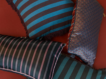 KAAT Amsterdam Meja Red Reversible Oblong Filled Cushion 30cm x 50cm