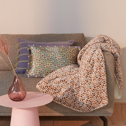 KAAT Amsterdam Nanouk Pastel Floral Oblong Filled Cushion 30cm x 50cm