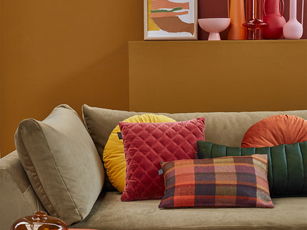 KAAT Amsterdam Shari Green Oblong Filled Cushion 30cm x 70cm