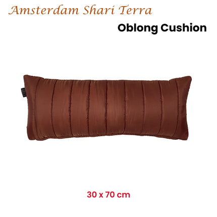 KAAT Amsterdam Shari Terra Oblong Filled Cushion 30cm x 70cm
