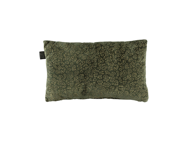 KAAT Amsterdam Spartan Green Animal Print Oblong Filled Cushion 30cm x 50cm