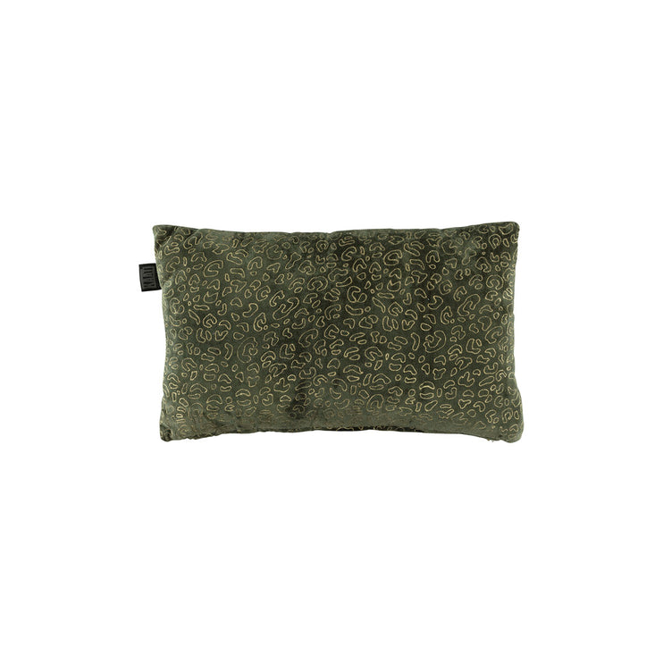 KAAT Amsterdam Spartan Green Animal Print Oblong Filled Cushion 30cm x 50cm