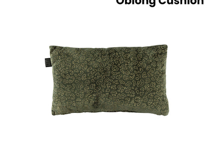 KAAT Amsterdam Spartan Green Animal Print Oblong Filled Cushion 30cm x 50cm
