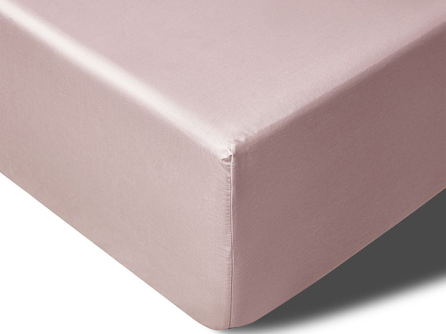 Accessorize 400TC Blush Bamboo Cotton Mega / Super Fitted Sheet 50cm Wall Queen