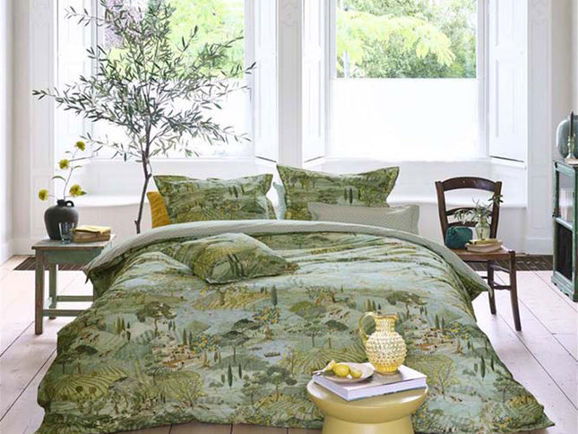 PIP Studio Toscana Green Cotton Quilt Cover Set King