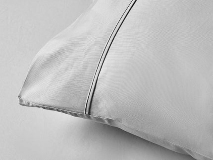 Accessorize 400TC Grey Bamboo Cotton Sheet Set 40cm Wall Double