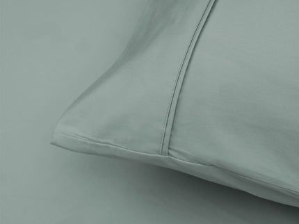Accessorize 400TC Sage Bamboo Cotton Sheet Set 40cm Wall Queen