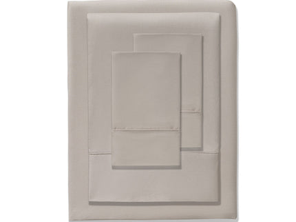 Accessorize 400TC Stone Bamboo Cotton Sheet Set 40cm Wall Single