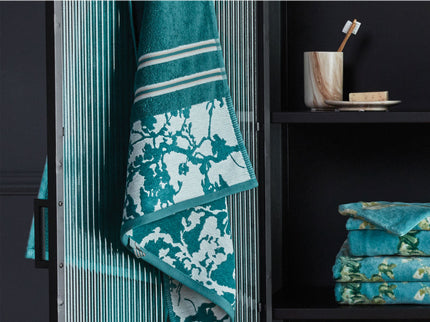 Bedding House Van Gogh Fleurir Blue Bath Towel