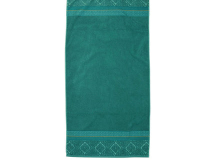 Zellige Pure Cotton Towel 70 x 140 cm - Green