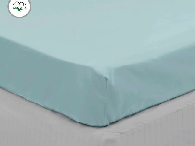 Algodon 300TC Cotton Fitted Sheet Long Single Size Denim