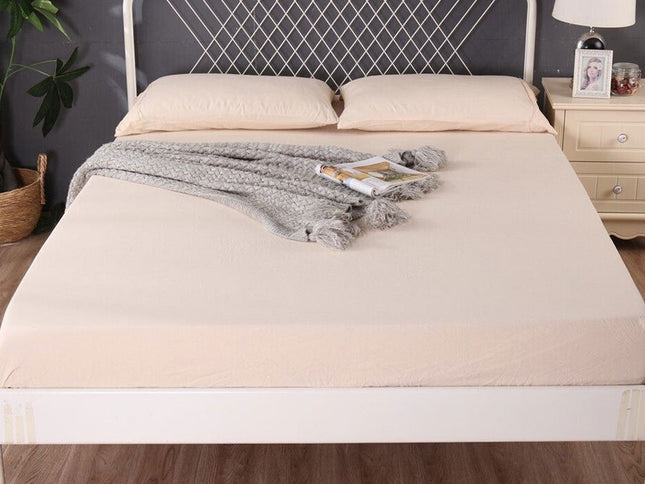 Ramesses 1000TC Linen Bamboo Fitted Sheet Combo Set Linen Queen