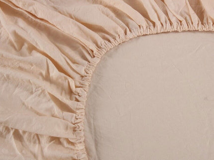 Ramesses 1000TC Linen Bamboo Fitted Sheet Combo Set Linen Queen