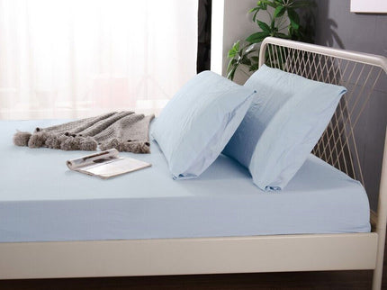 Ramesses 1000TC Linen Bamboo Fitted Sheet Combo Set Plein Air Double