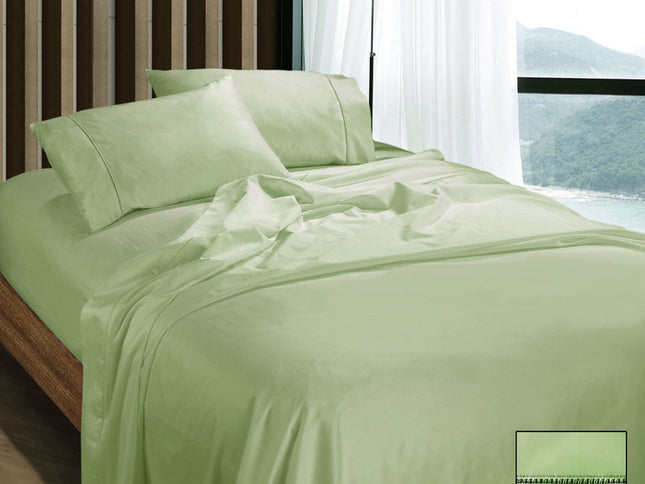 Ramesses 1100TC Egyptian Cotton Sateen Sheet Set Mint King