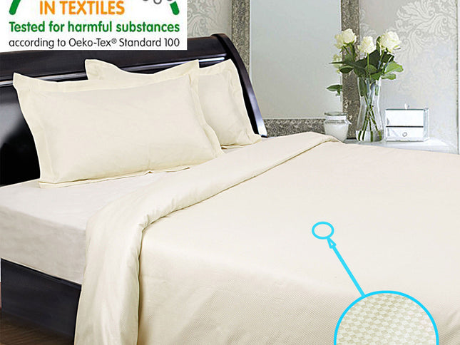 Kingtex 1350TC Sheet Set Cream KING