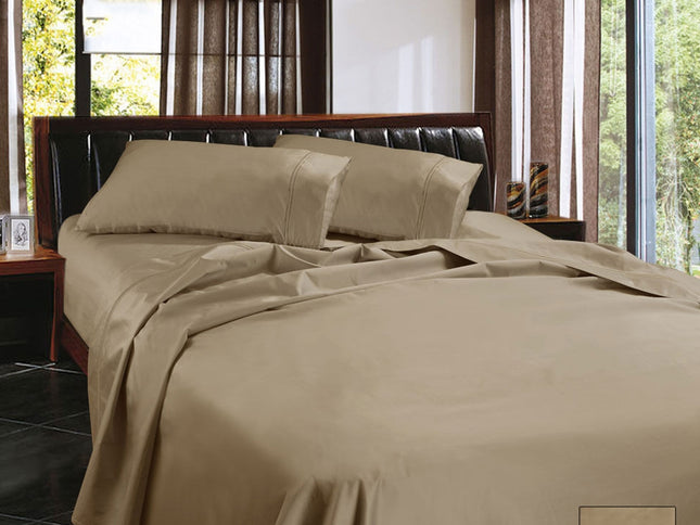 Ramesses 1450TC Egyptian Cotton Sateen Sheet Set Linen King
