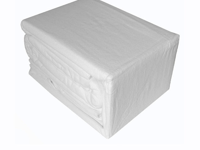 Ramesses Egyptian Cotton Flannel Sheet Set White Single
