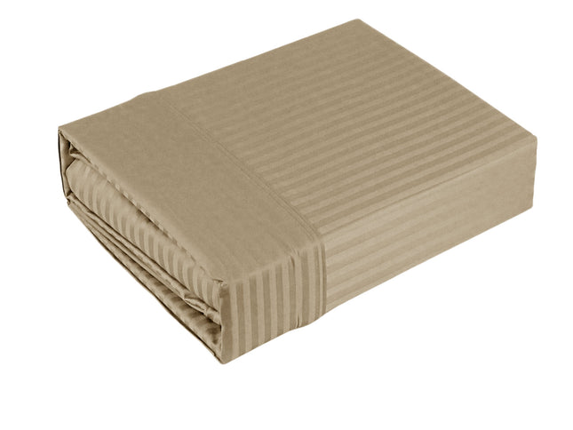 Ramesses 1000TC American Pima Cotton Narrow Stripe Sheet Set Linen King