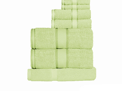 Kingtex 550gsm Cotton 7 Pce Towel Set New Apple