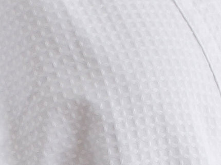 Jason 240GSM Waffle Polyester Cotton Kimono White