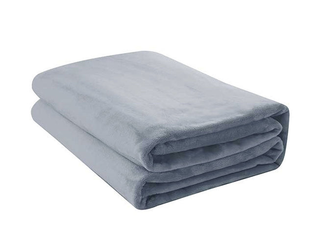 Jason 400GSM Super Soft Micro Fleece Blanket Silver King