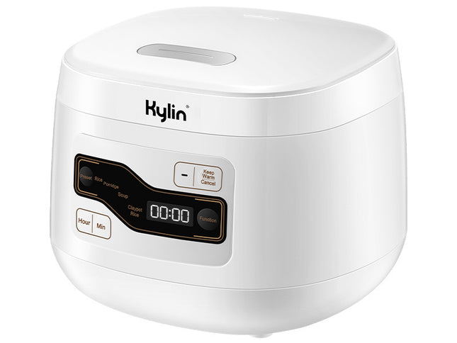 Kylin Electric Multi-Function 4 Cups Ceramic Pot Rice Cooker 2L White AU-K1020