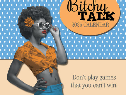 Bitchy Talk - 2025 Square Wall Calendar 16 Months Premium Planner New Year Gift