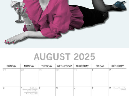 Bitchy Talk - 2025 Square Wall Calendar 16 Months Premium Planner New Year Gift