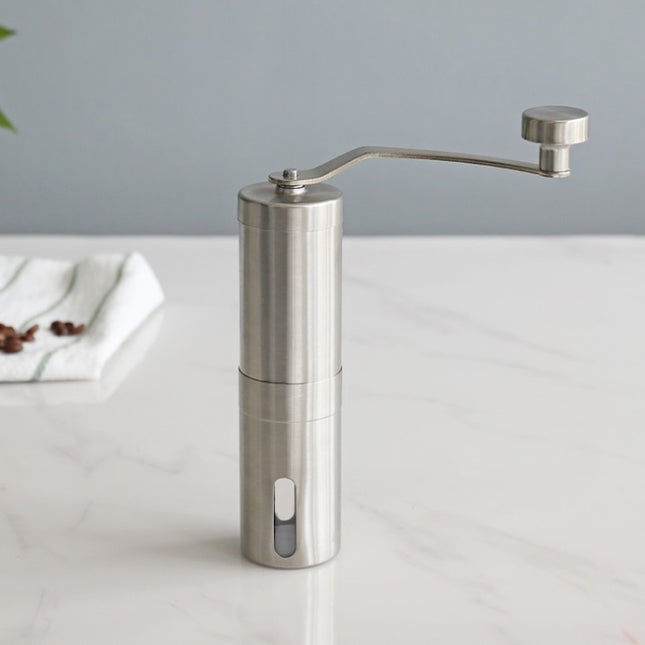 Coffee Bean Grinder Manual Silver
