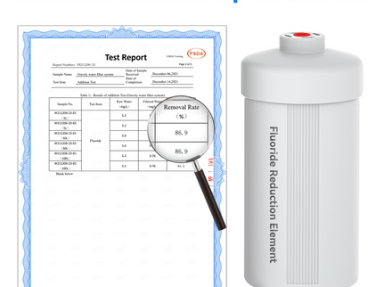 Aimex Portable Water Filter - Gravity-Fed, 304 Stainless Steel, Fluoride Removal