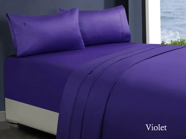 1000tc egyptian cotton sheet set 1 mega king violet