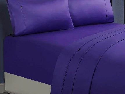 1000tc egyptian cotton sheet set 1 queen violet