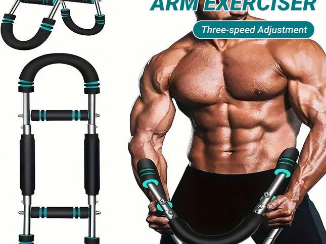 Multi Functional U Shaped Arm Strength Trainer Adjustable Home Exercise Device