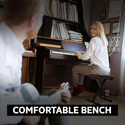 Electronic Organ Stool Three Level Adjustable Foldable Performance Chair Music