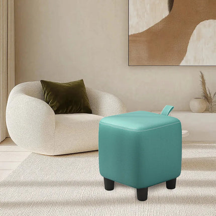 Small Stools Household Low Stools Coffee Table Shoe Changing Stools Portable - Blue