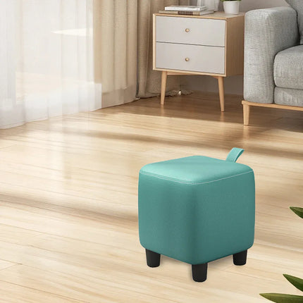 Small Stools Household Low Stools Coffee Table Shoe Changing Stools Portable - Blue