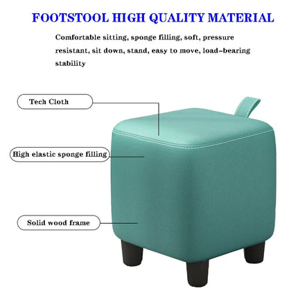 Small Stools Household Low Stools Coffee Table Shoe Changing Stools Portable - Grey