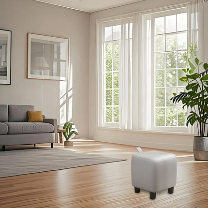 Small Stools Household Low Stools Coffee Table Shoe Changing Stools Portable - Grey