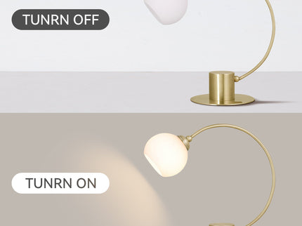 Penelope Touch Table Lamp - Antique Brass