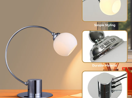 Penelope Touch Table Lamp - Chrome