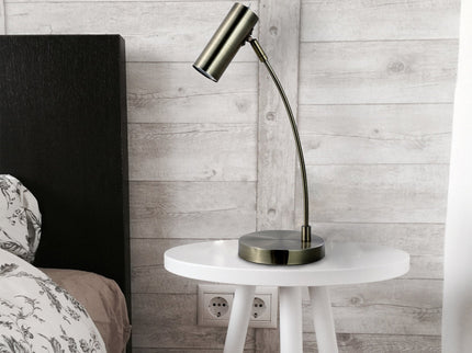Sarla Table Lamp - Antique Brass