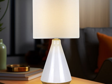 Lux Tapered Ceramic Table Lamp