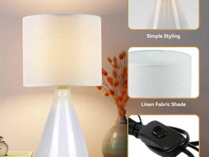Lux Tapered Ceramic Table Lamp