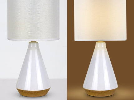 Lux Tapered Ceramic Table Lamp