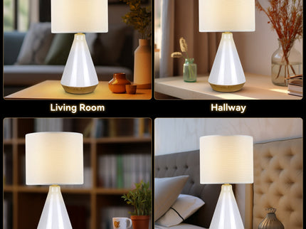 Lux Tapered Ceramic Table Lamp