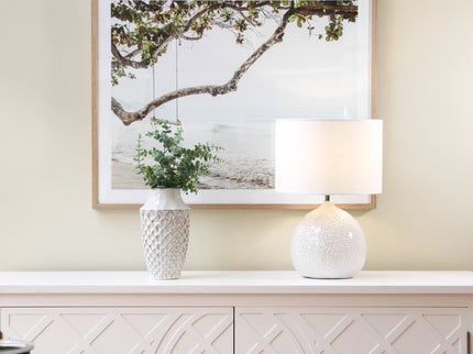 Boden Ceramic Table Lamp - White